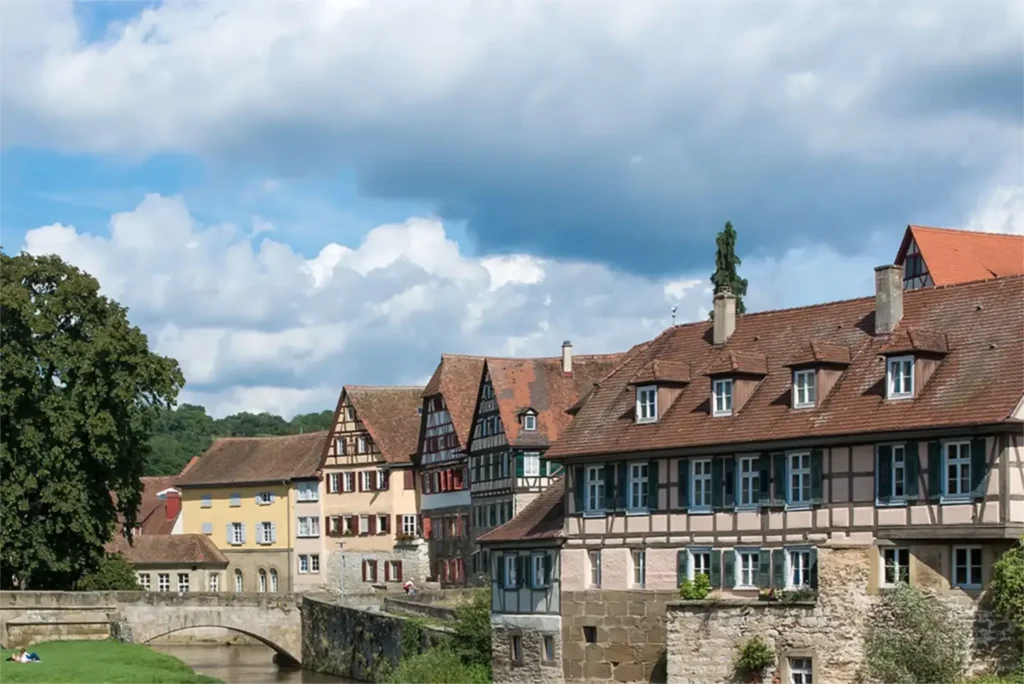KFZ Gutachter in Schwäbisch Hall, Dächer der historischen Altstadt